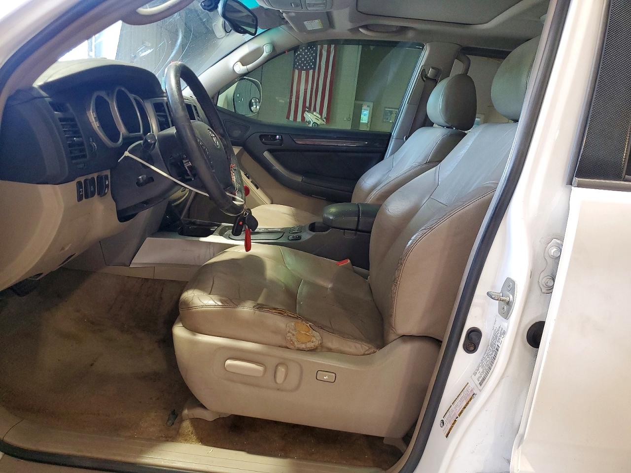 2004 Toyota 4runner Limited White vin: JTEBU17R448018673