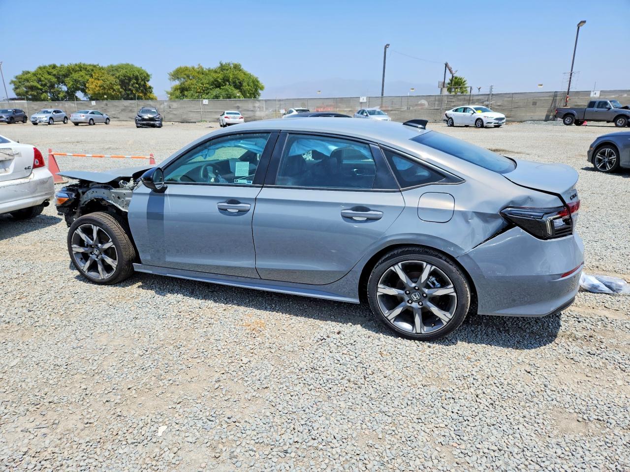 2026 Honda Civic Sport Gray vin: 2HGFE4F82TH302648