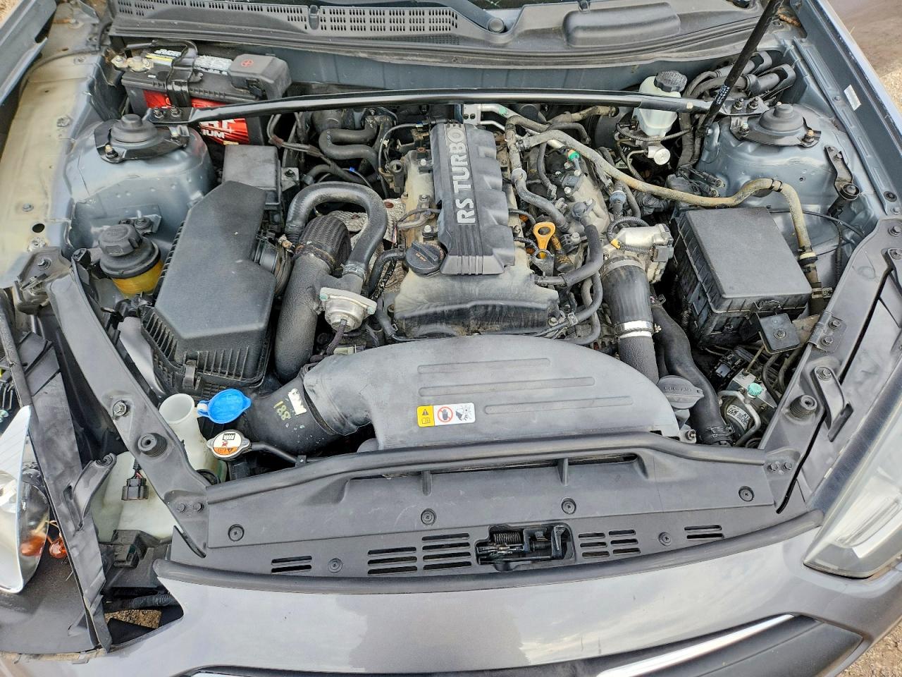 2013 Hyundai Genesis Coupe 2.0t Premium Серый vin: KMHHT6KD1DU112331