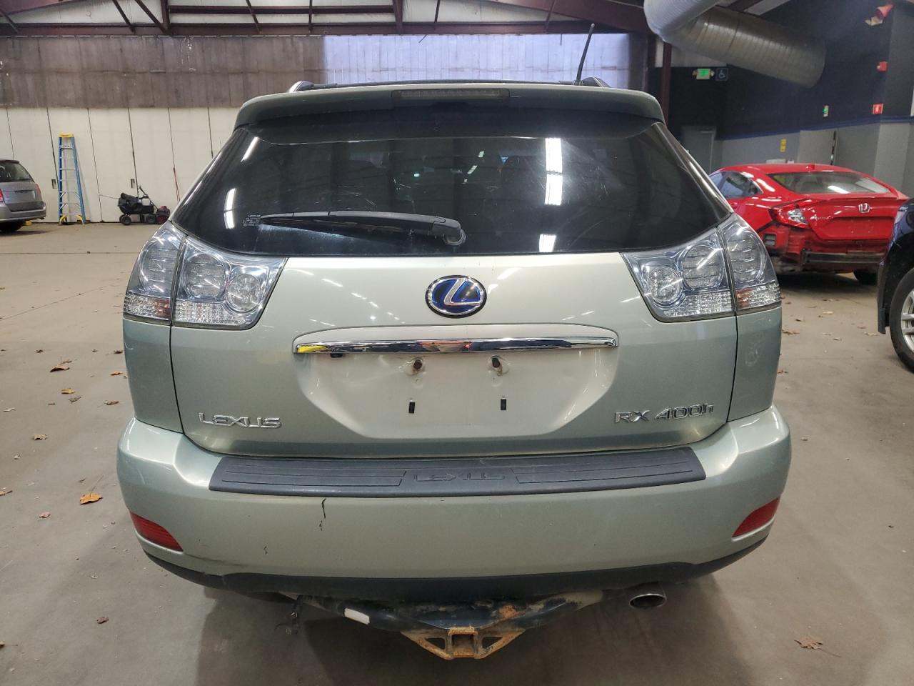 2008 Lexus Rx 400h Silver vin: JTJHW31U282043126