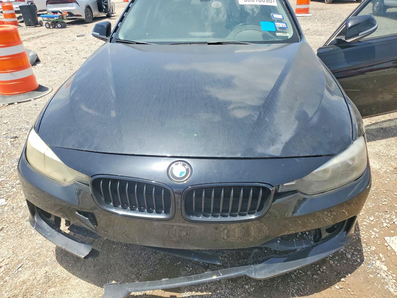 2014 Bmw 320 I Black vin: WBA3B1G52ENS80509