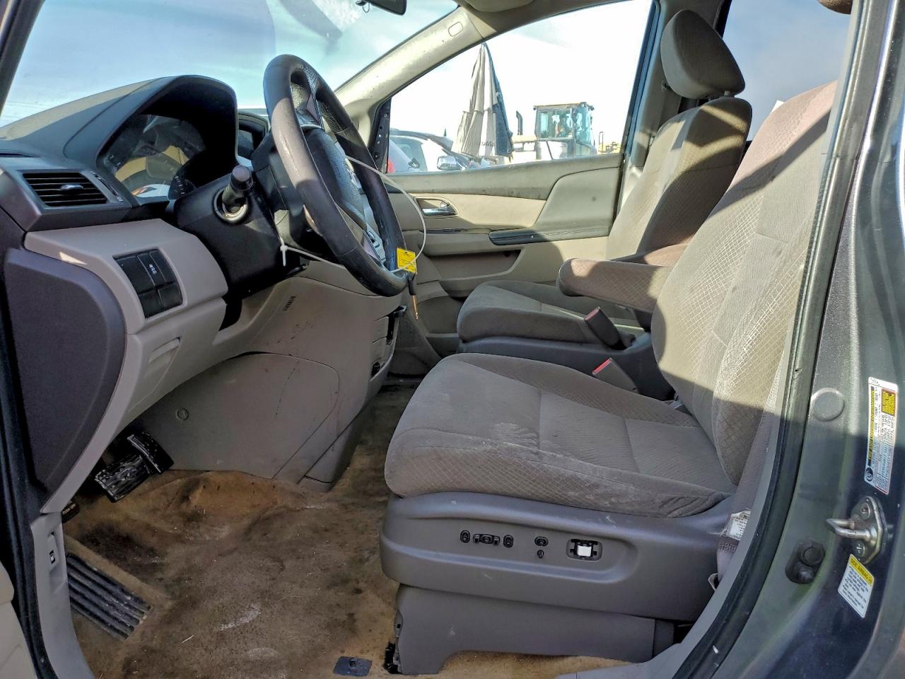 2014 Honda Odyssey Lx Gray vin: 5FNRL5H2XEB026826