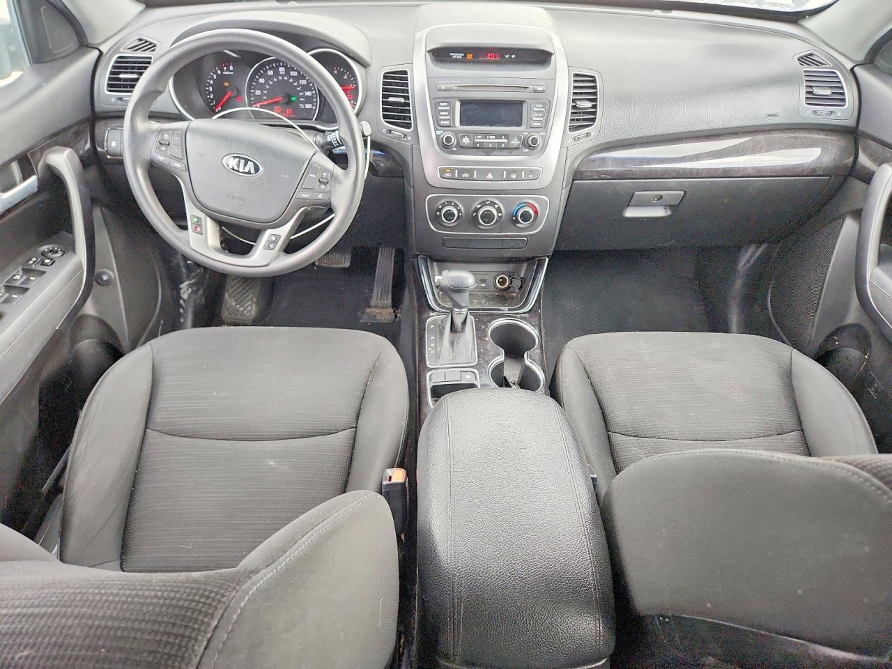 2015 Kia Sorento Lx Black vin: 5XYKTDA73FG598476