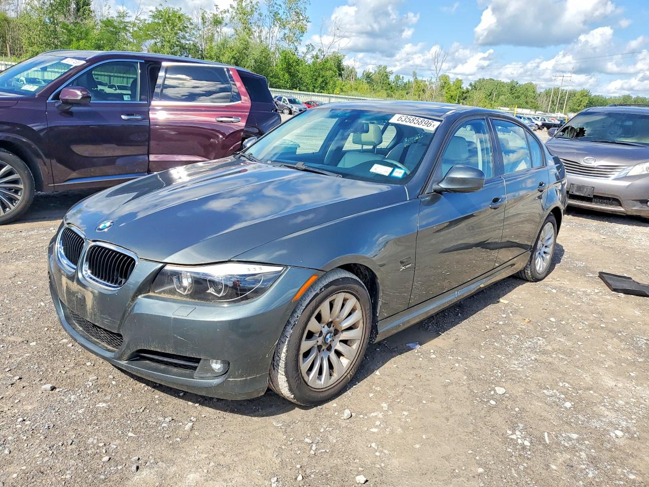 2009 Bmw 328 Xi Sulev Gray vin: WBAPK53539A509727