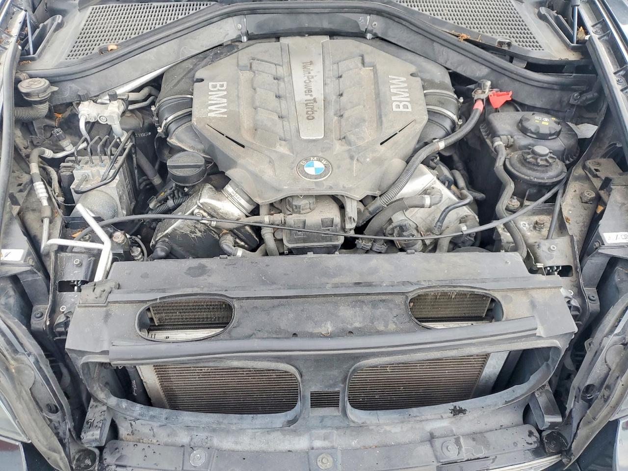 2012 Bmw X6 Xdrive50i Black vin: 5UXFG8C58CL590834