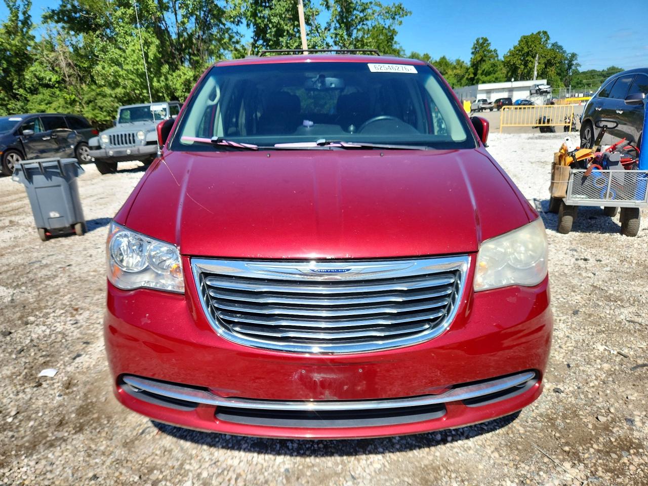 2014 Chrysler Town & Country Touring Red vin: 2C4RC1BG2ER160120