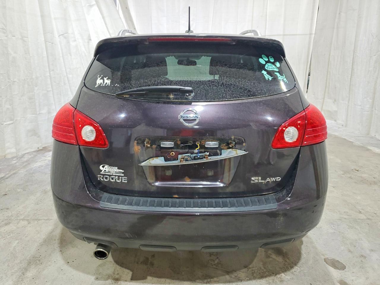 2011 Nissan Rogue S Black vin: JN8AS5MV9BW308287