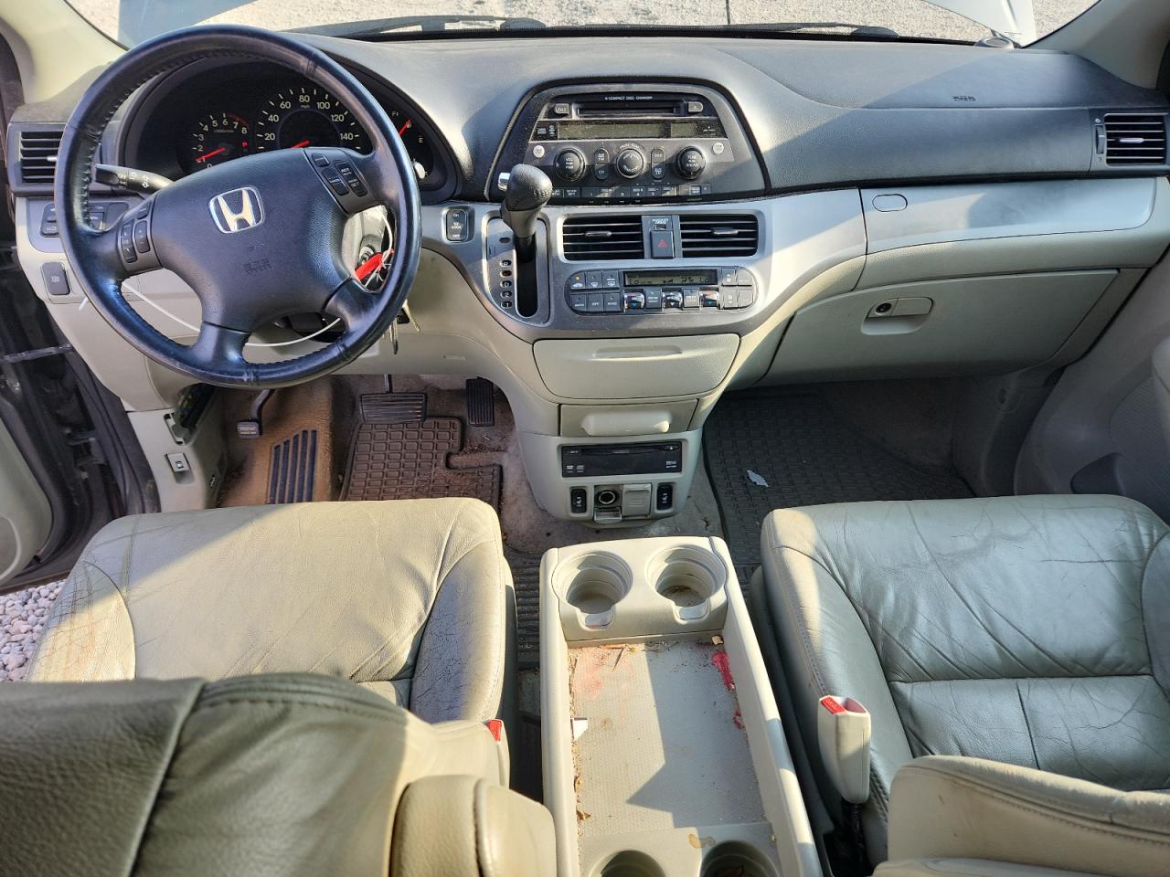 2007 Honda Odyssey Exl Gray vin: 5FNRL38717B454979