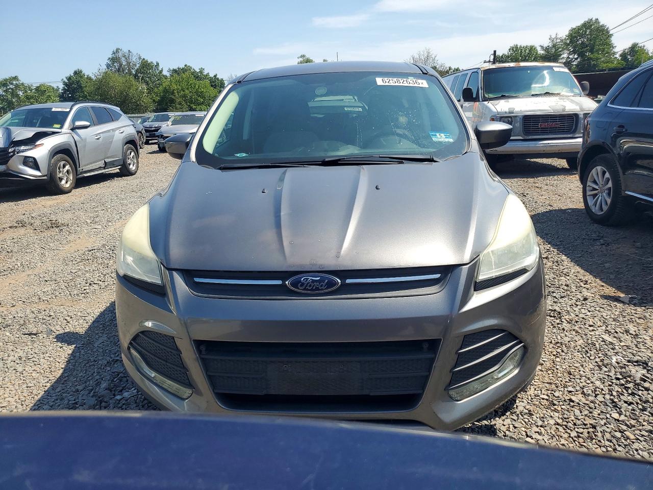 2014 Ford Escape Se Gray vin: 1FMCU0GX0EUC48474