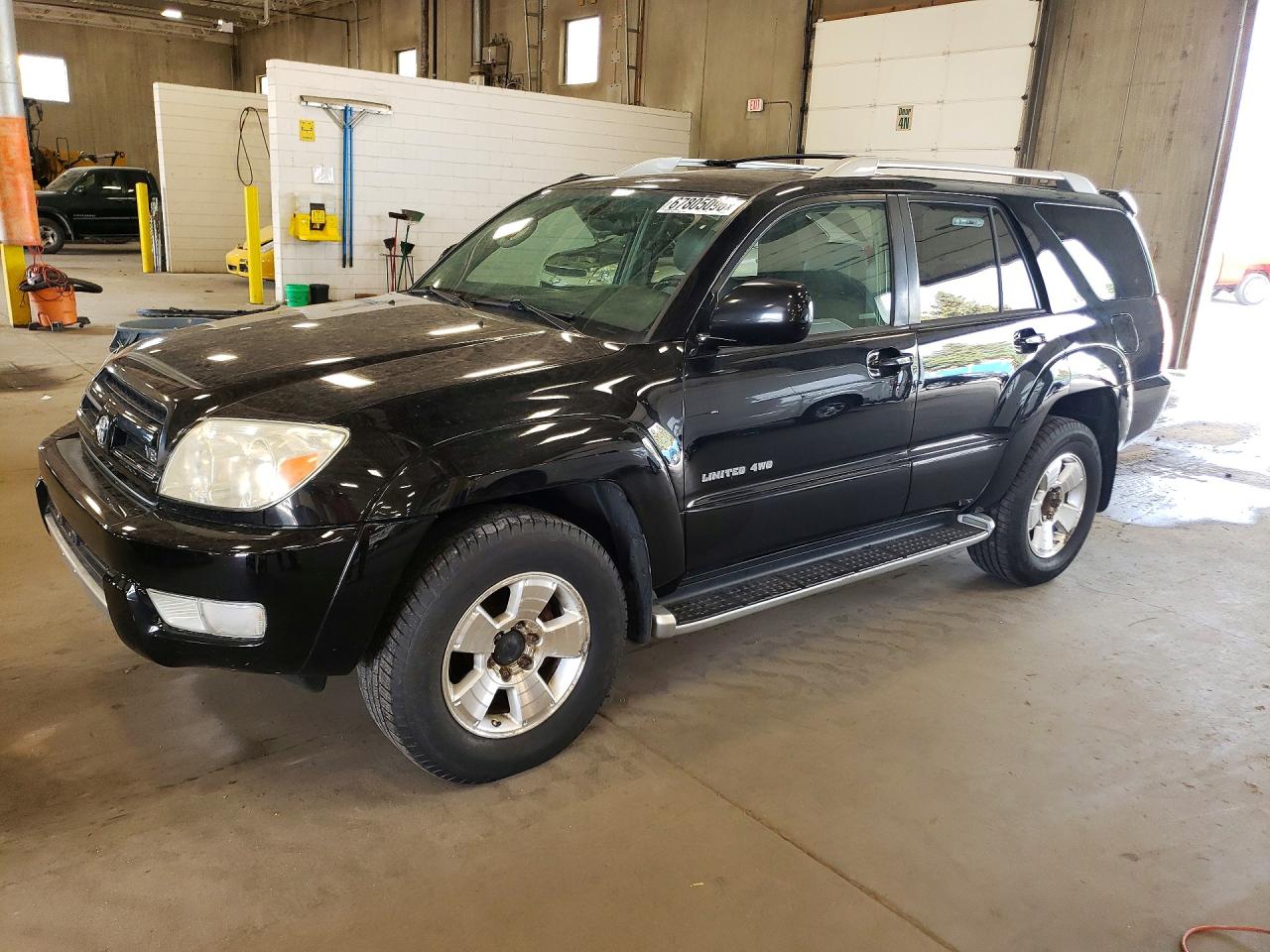 2003 Toyota 4runner Limited Black vin: JTEBT17R530016513