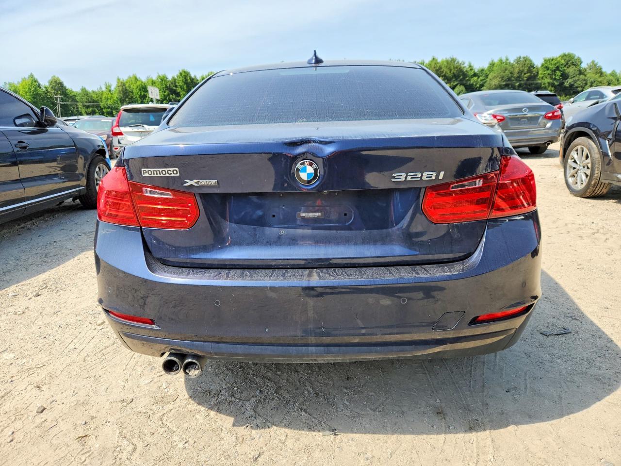 2013 Bmw 328 Xi Blue vin: WBA3B3C58DJ811834