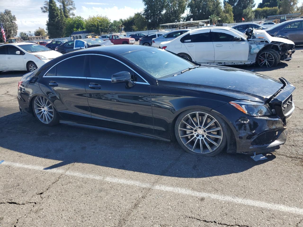 2015 Mercedes-benz Cls 550 4matic Черный vin: WDDLJ9BB2FA141786