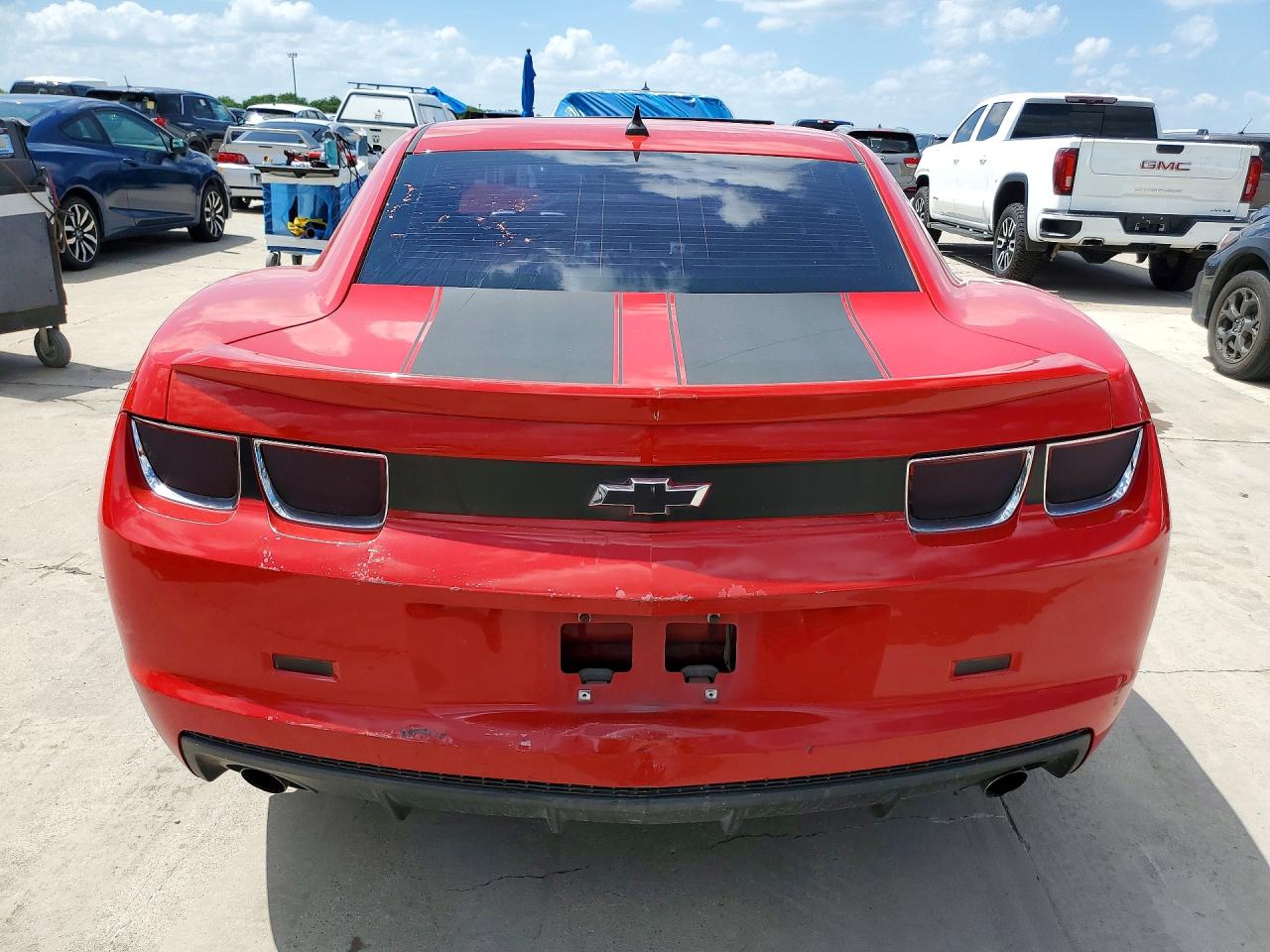 2012 Chevrolet Camaro Lt Red vin: 2G1FB1E35C9182410