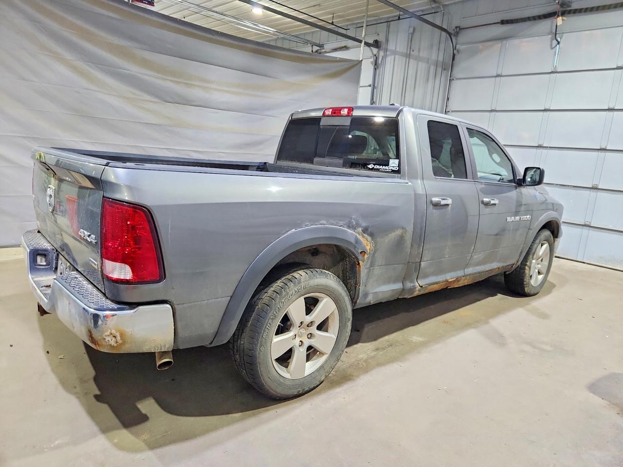 2012 Dodge Ram 1500 Slt Gray vin: 1C6RD7GP8CS103545