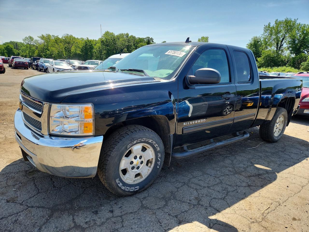 2012 Chevrolet Silverado K1500 Lt Black vin: 1GCRKSE74CZ323244