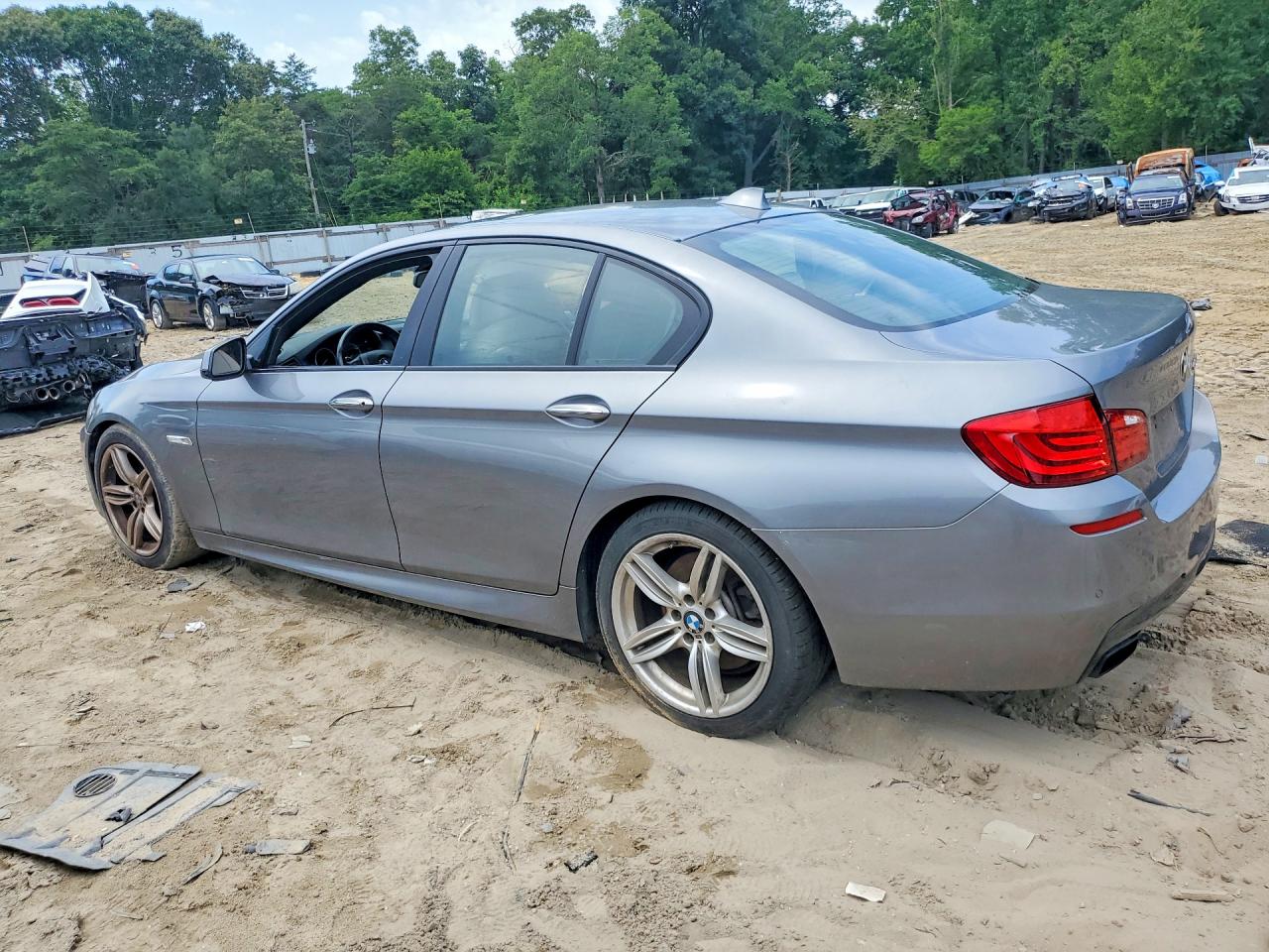 2013 Bmw 550 I Gray vin: WBAFR9C59DDX80569