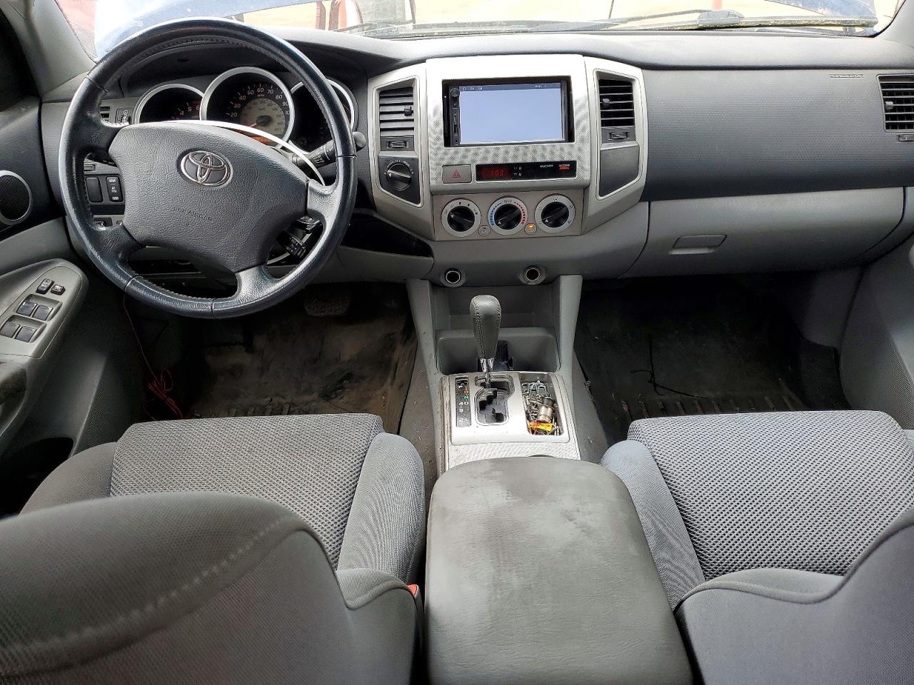 2007 Toyota Tacoma Double Cab Long Bed Blue vin: 5TEMU52N97Z325073