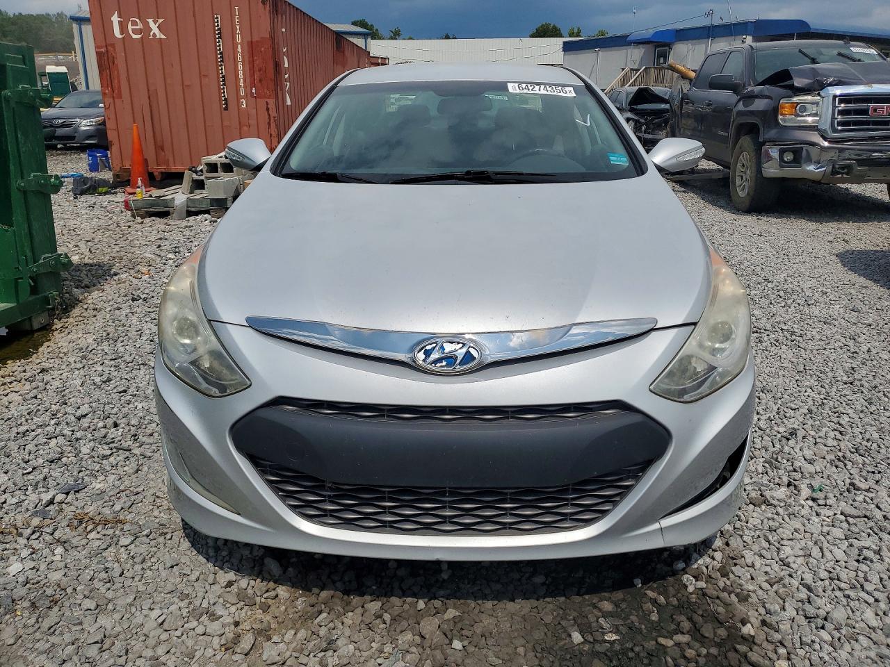 2014 Hyundai Sonata Hybrid Silver vin: KMHEC4A49EA114288