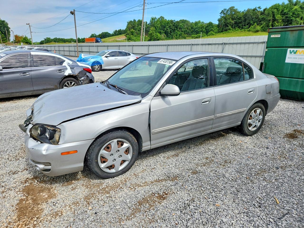 2004 Hyundai Elantra Gls Серебряный vin: KMHDN46D94U863894
