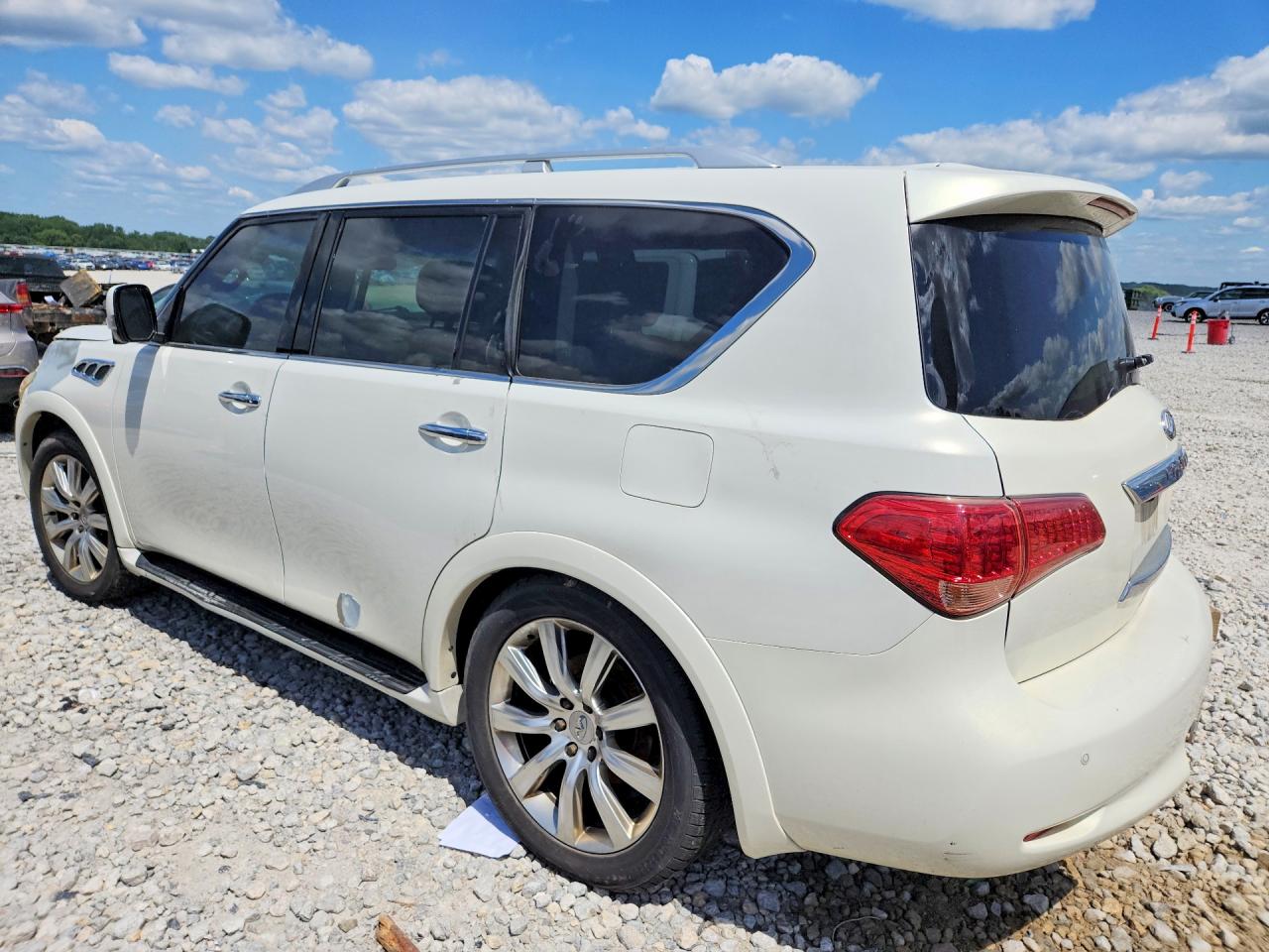 2011 Infiniti Qx56 Base White vin: JN8AZ2NE6B9004602