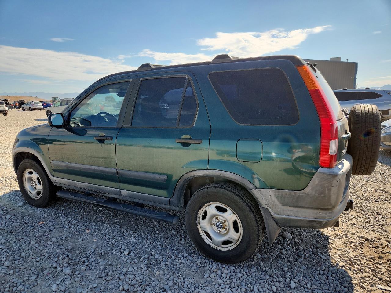 2004 Honda Cr-v Lx Green vin: JHLRD78474C023536