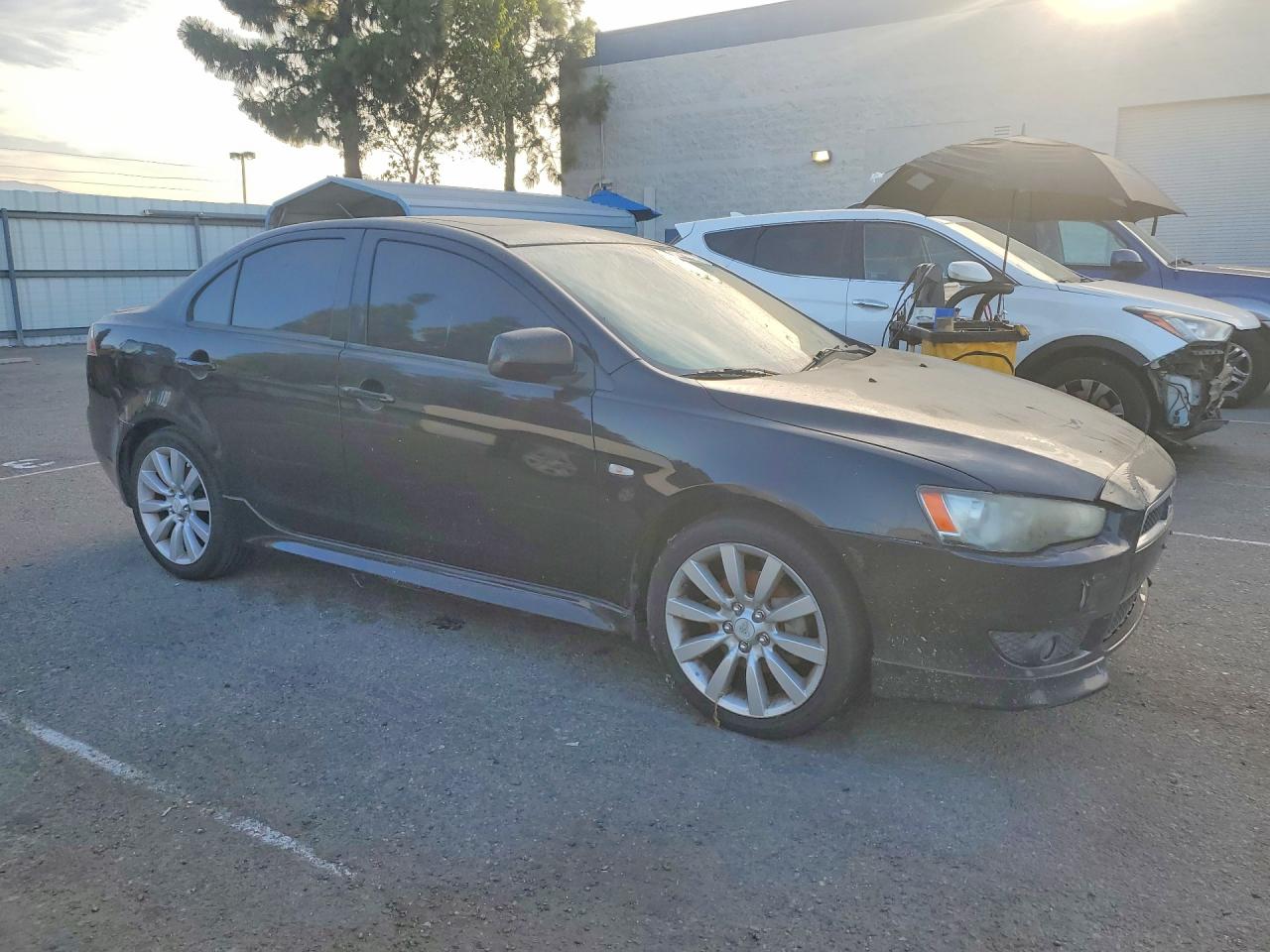 2011 Mitsubishi Lancer Gts Black vin: JA32U8FW2BU034734