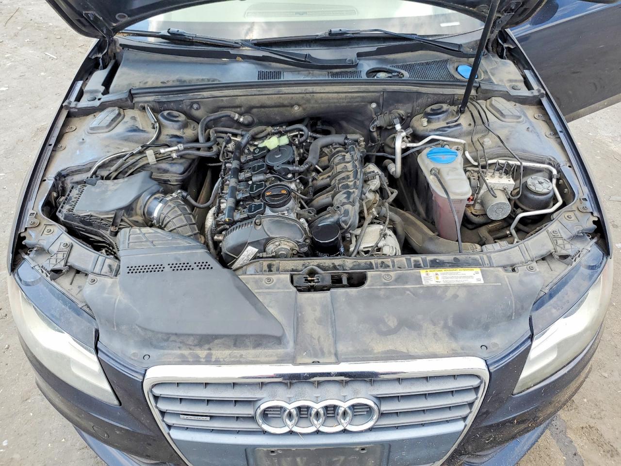 2012 Audi A4 Premium Black vin: WAUDFAFL6CA115107