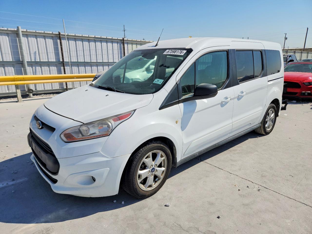 2014 Ford Transit Connect Xlt White vin: NM0GS9F75E1141193