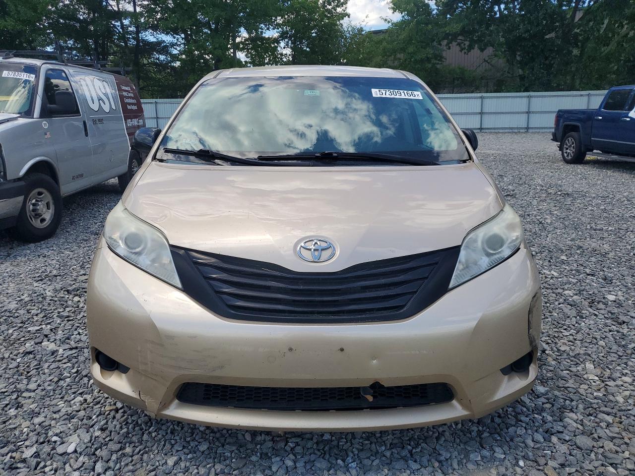 2014 Toyota Sienna L 7-passenger Gold vin: 5TDZK3DC2ES443973