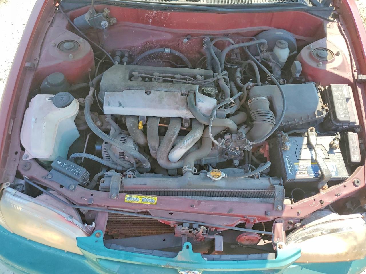 1998 Toyota Corolla Ve Red vin: 2T1BR12E9WC036071