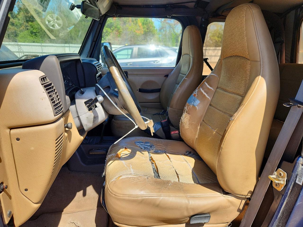 2000 Jeep Wrangler / Tj Sport Синий vin: 1J4FA49SXYP751820