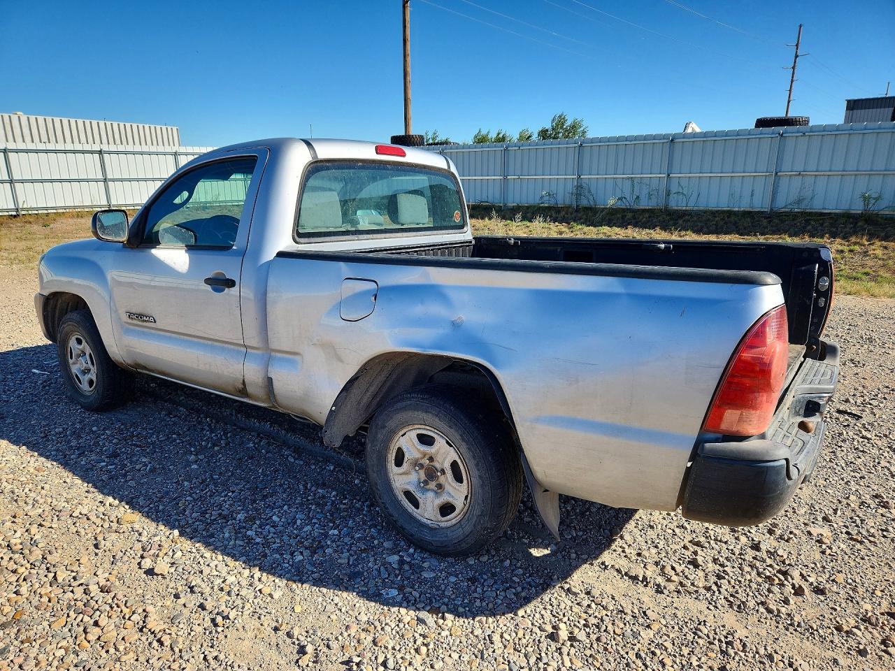 2008 Toyota Tacoma Base Silver vin: 5TENX22N38Z562802