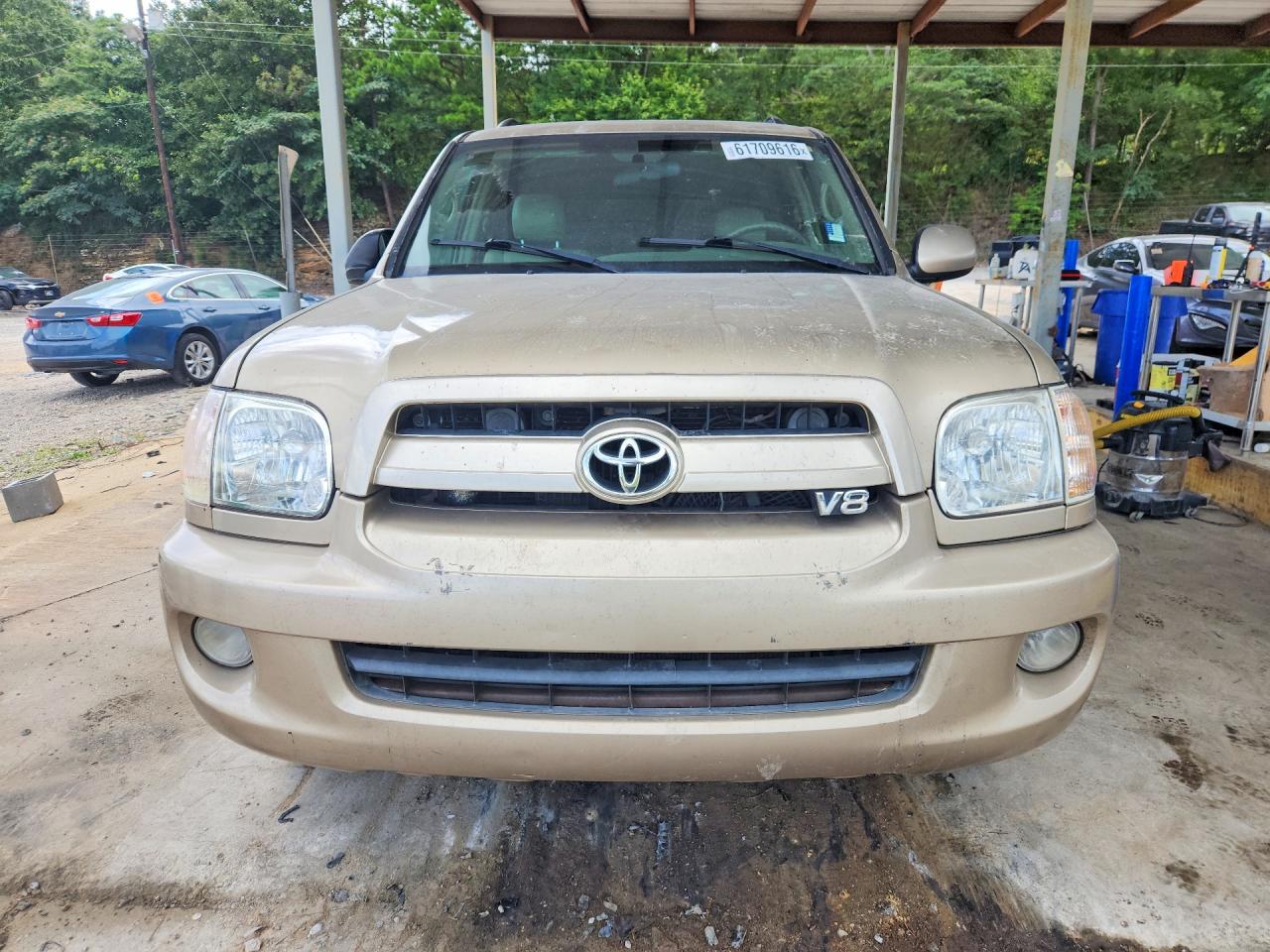 2007 Toyota Sequoia Sr5 Tan vin: 5TDZT34A67S292022