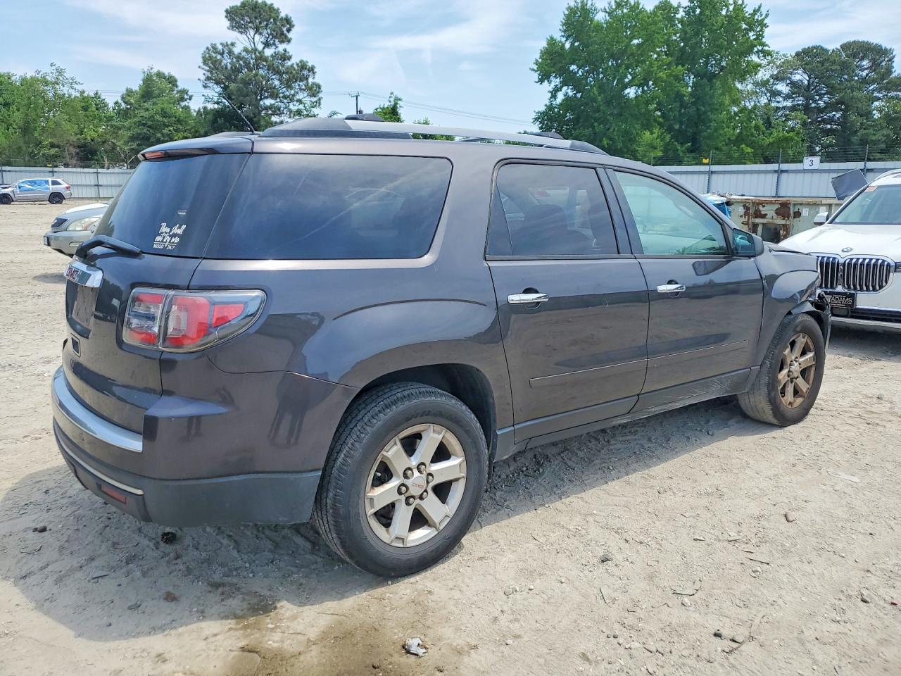 2014 Gmc Acadia Sle Black vin: 1GKKRPKD6EJ215265