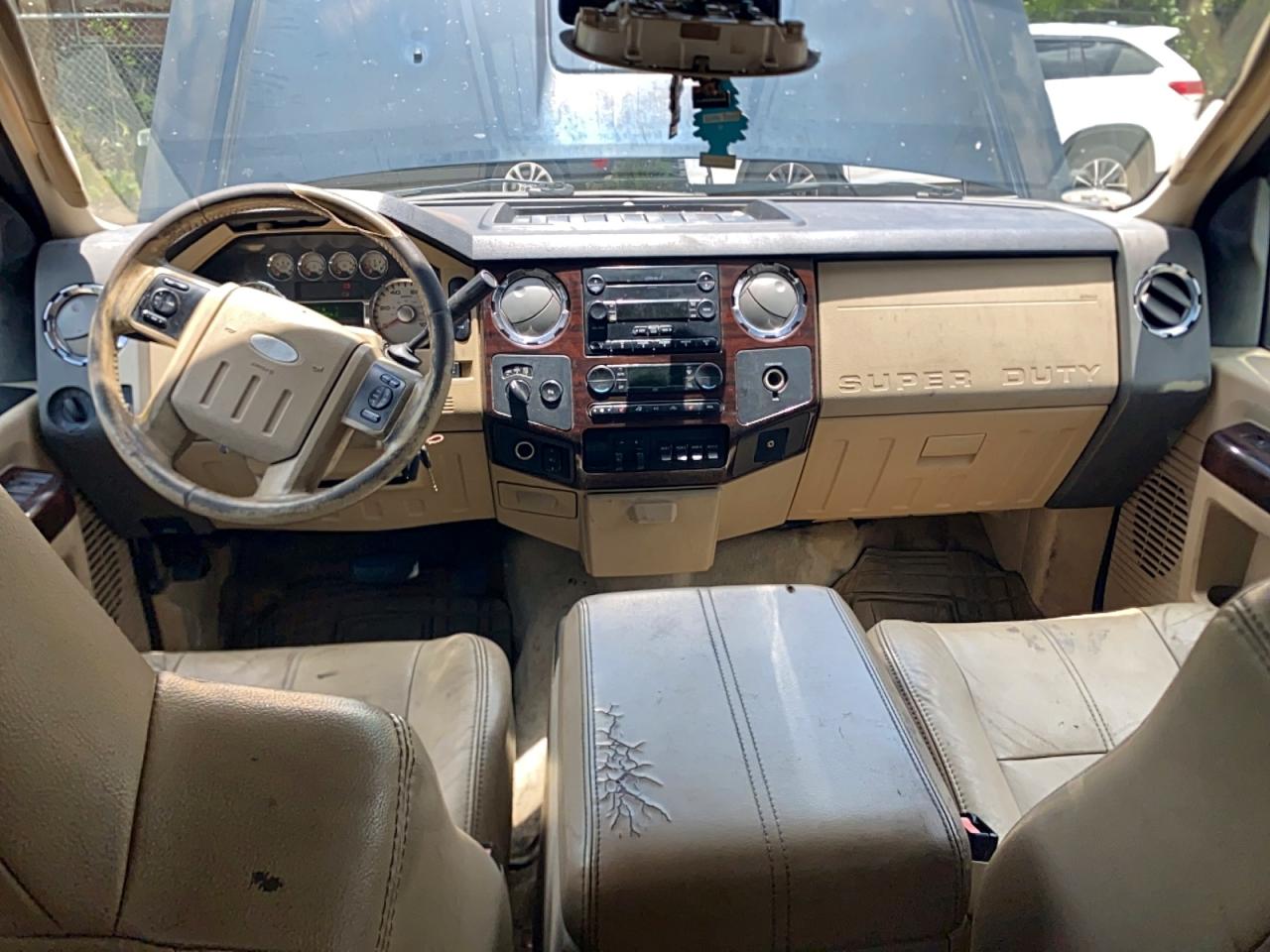 2008 Ford F450 Super Duty Black vin: 1FTXW43R08EB04307