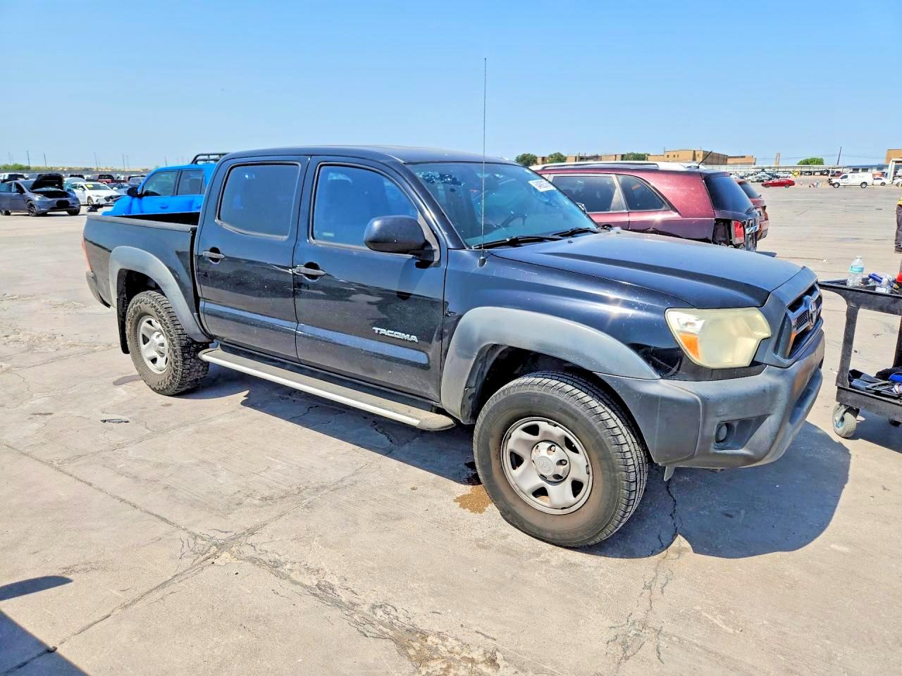 2013 Toyota Tacoma Double Cab Prerunner Черный vin: 5TFJU4GN5DX047359