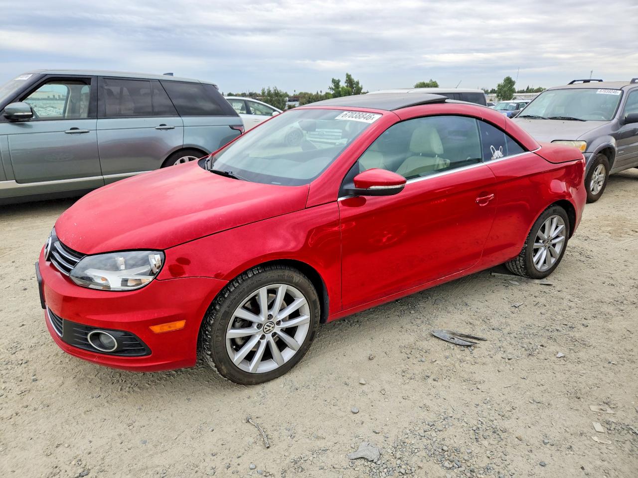2012 Volkswagen Eos Komfort Red vin: WVWBW7AH0CV016470