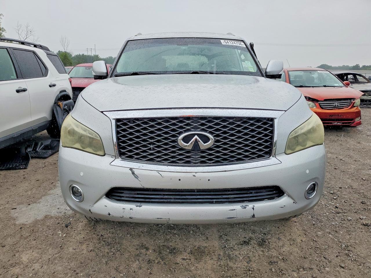 2011 Infiniti Qx56 Base Silver vin: JN8AZ2ND8B9701521