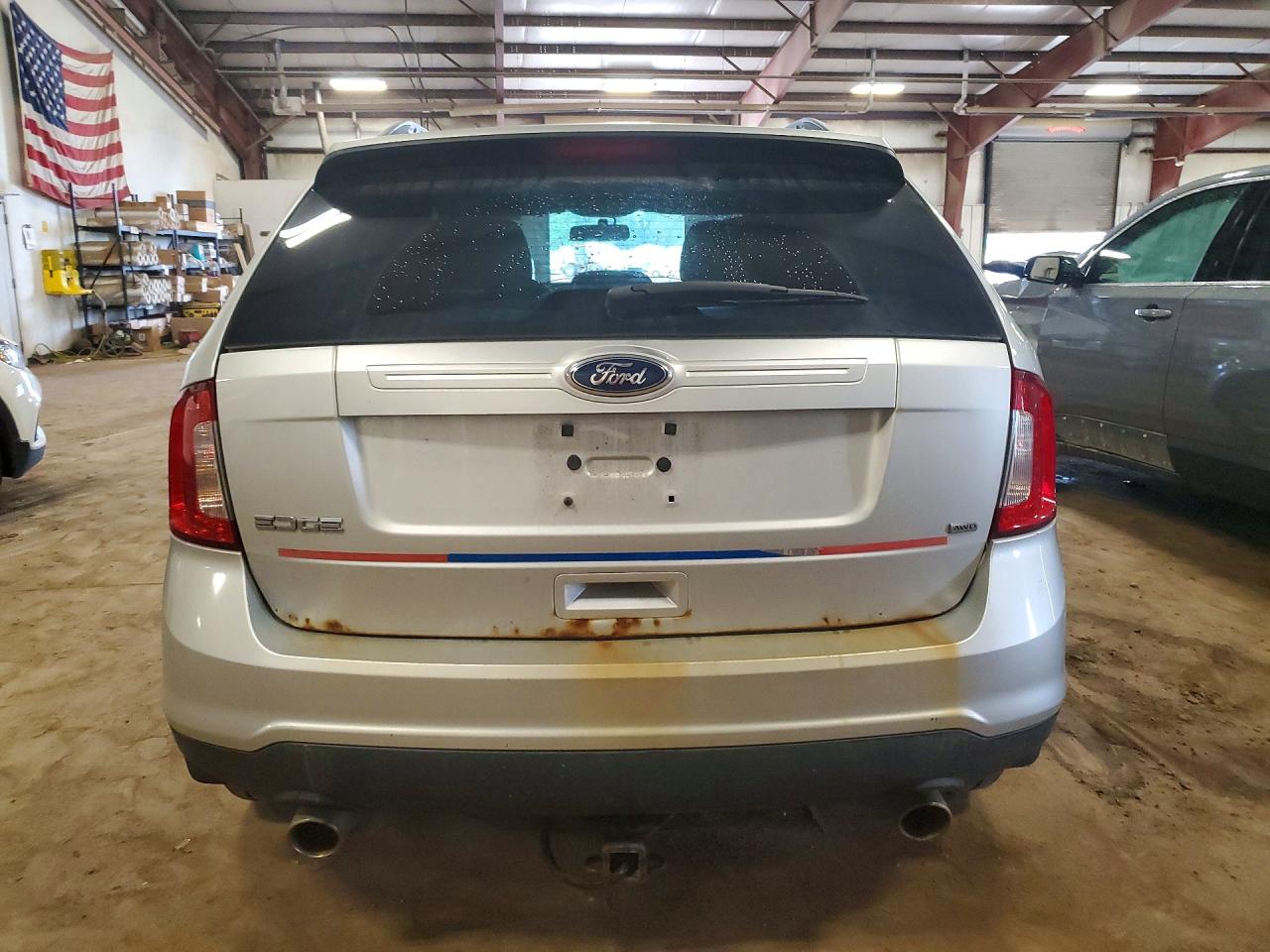 2013 Ford Edge Se Silver vin: 2FMDK4GC4DBE04082