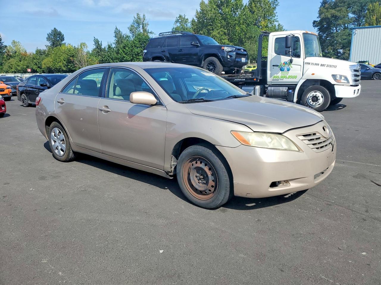 2007 Toyota Camry Le Gold vin: 4T1BE46K87U145036