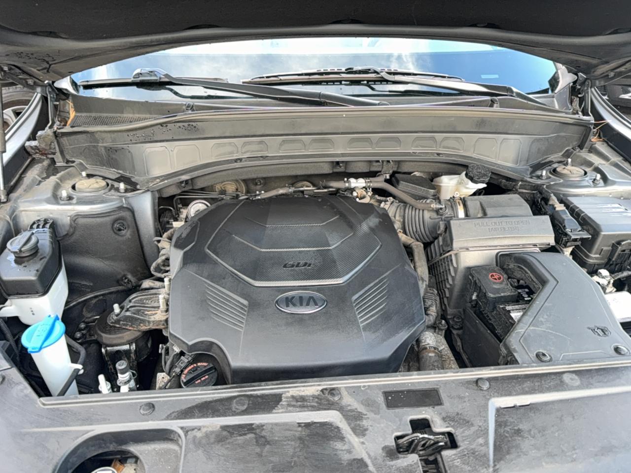 2021 Kia Telluride Ex Серый vin: 5XYP3DHC3MG133234