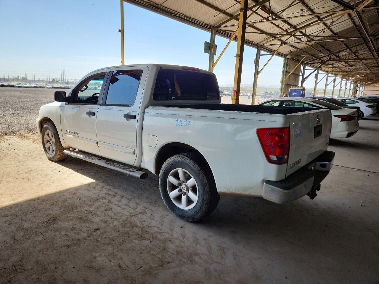 2013 Nissan Titan S White vin: 1N6AA0EK6DN307223