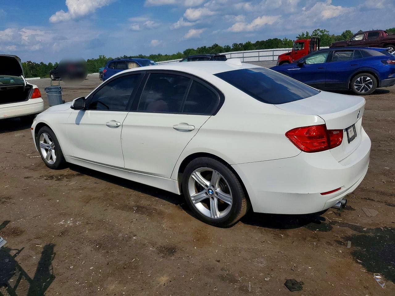 2013 Bmw 328 I White vin: WBA3A5C56DF602240