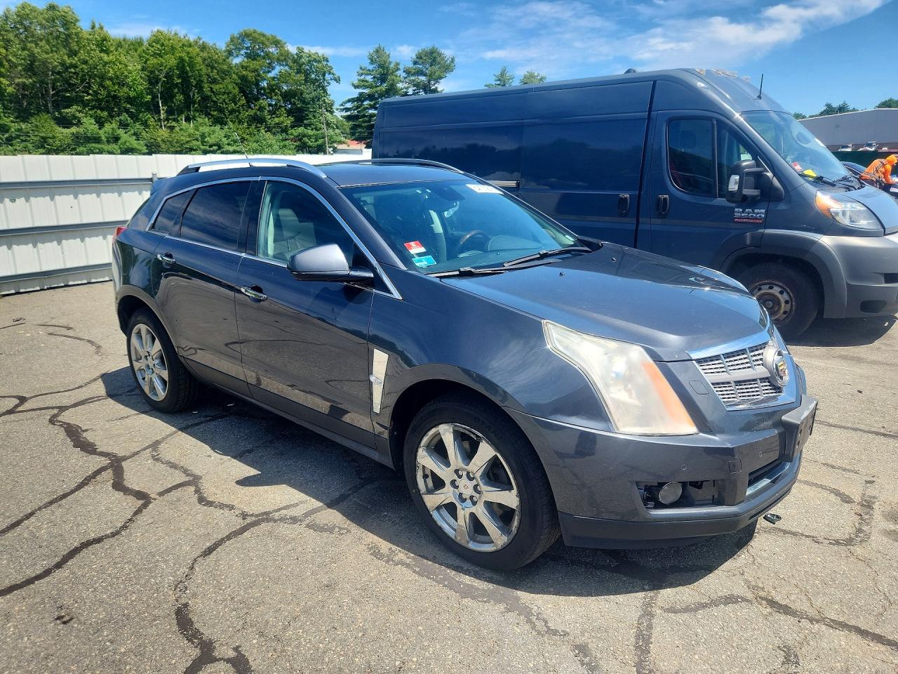 2012 Cadillac Srx Premium Collection Gray vin: 3GYFNFE34CS566414