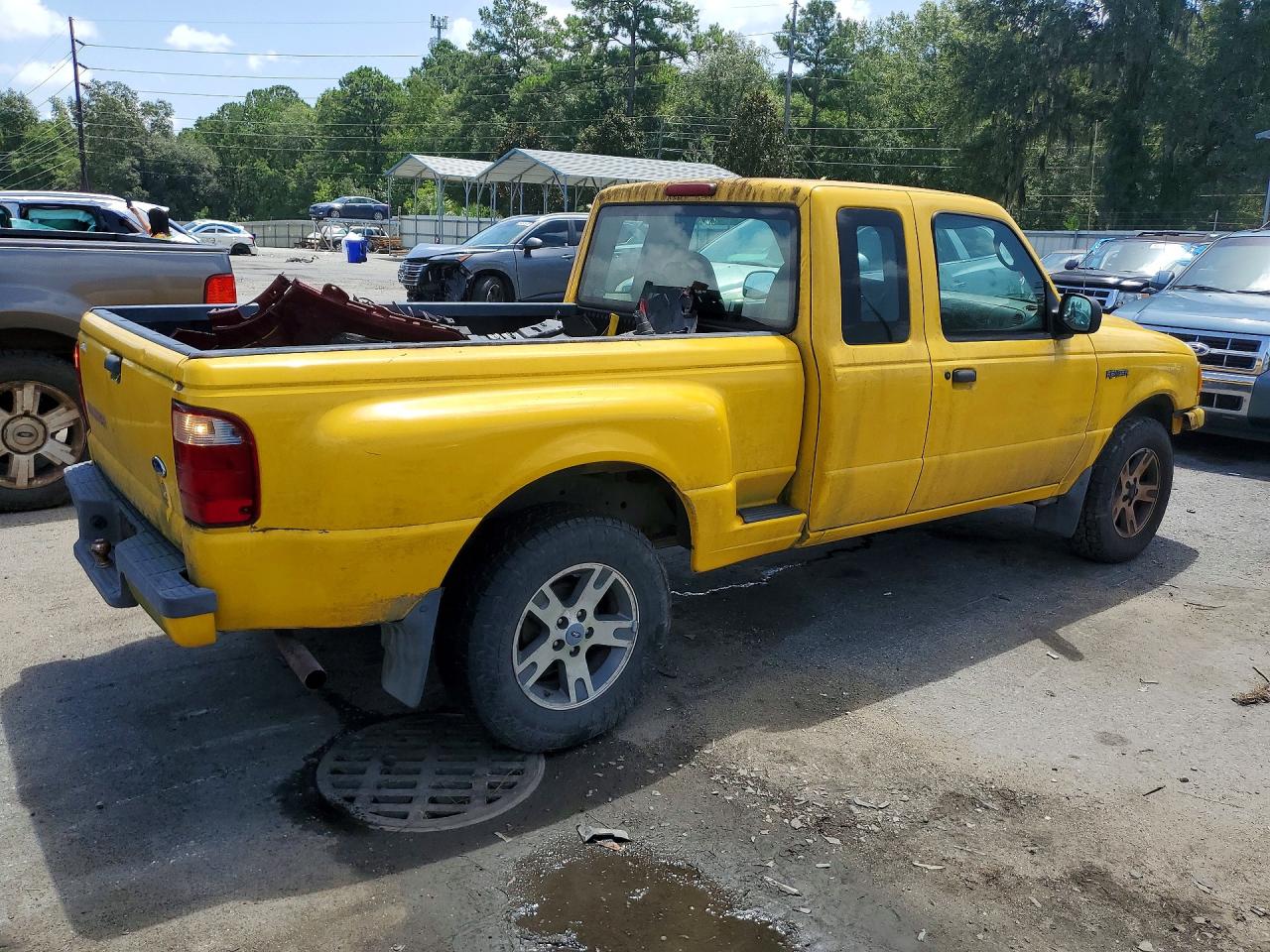 2003 Ford Ranger Super Cab Yellow vin: 1FTYR44V43PA24769