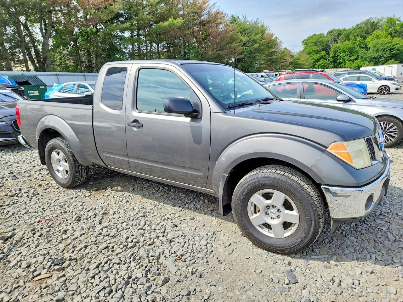 2008 Nissan Frontier Se V6 Gray vin: 1N6AD06W68C440171