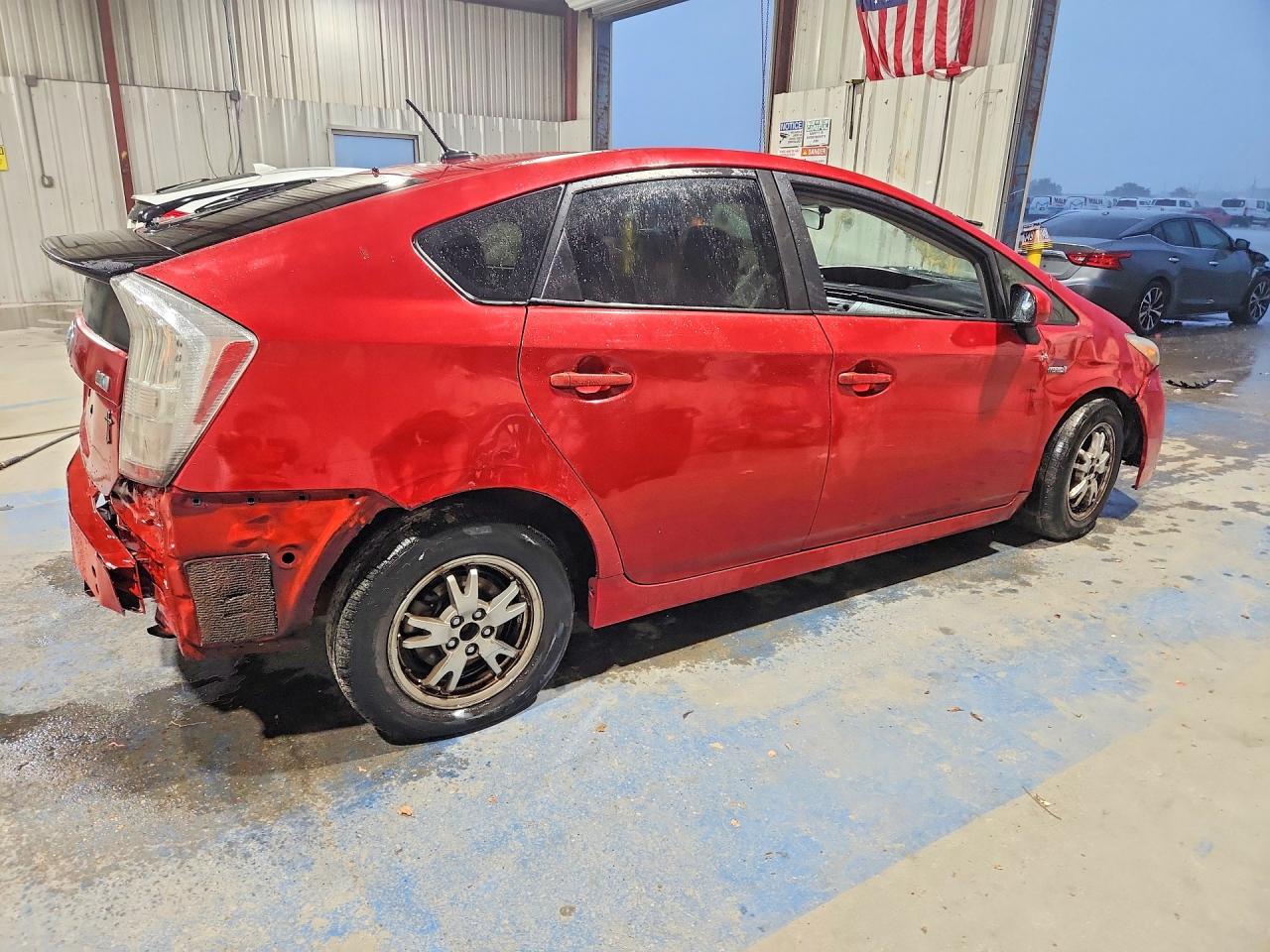 2010 Toyota Prius Ii Red vin: JTDKN3DU2A0005016