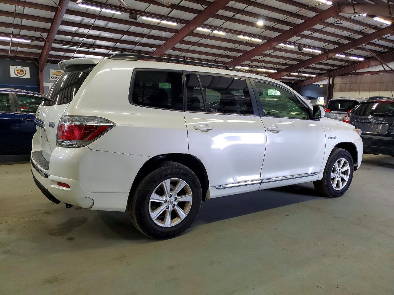 2012 Toyota Highlander Hybrid White vin: JTEBC3EH3C2009781