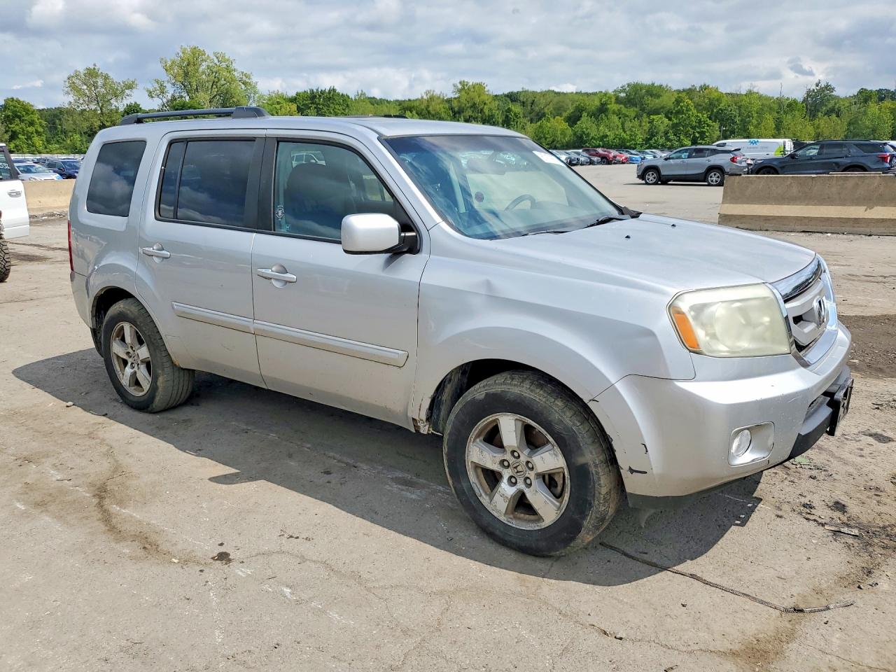 2010 Honda Pilot Exl Silver vin: 5FNYF4H56AB016912