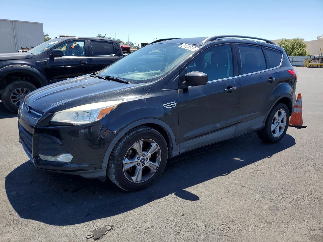 2014 Ford Escape Se Black vin: 1FMCU0GX7EUB01374